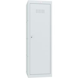 Armario Phoenix 1 puerta cerradura con llave 400 x 400 x 1.265 mm gris