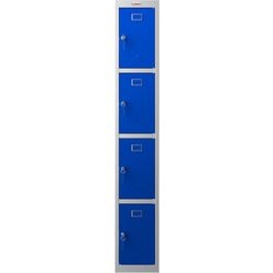 Armadietti personali Phoenix armadio 4 ante con serratura a chiave 300 x 500 x 1.830 mm