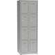 Wardrobe a82340.09 gray metal 500 mm x 600 mm x 1800 mm (d x w x h)