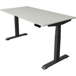 Scrivania sit-stand Kerkmann Move 4 grigio chiaro