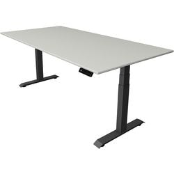 Scrivania sit-stand Kerkmann Move 4 grigio chiaro