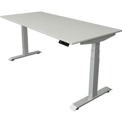 Scrivania sit-stand Kerkmann Move 4 grigio chiaro