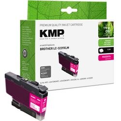 Cartucho de tinta compatible kmp brother lc3239xlm magenta