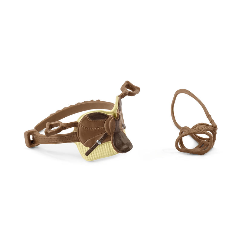 Sella del club di cavallo Schleich e Halster Sarah e Mystery 42492