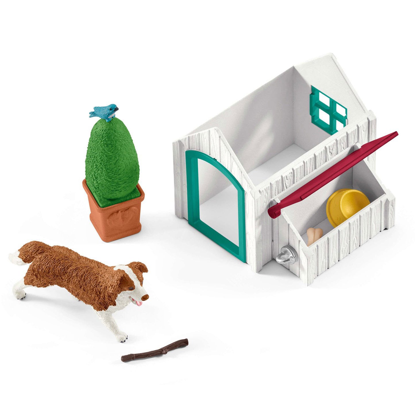 Los invitados de Schleich Horse Club Hannah con Ruby Hond 42458