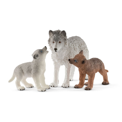 Schleich Wild Life Wolvin con Wolvenwelpen 42472