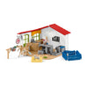 Pratica veterinaria del mondo di Schleich Farm con animali 42502