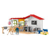 Pratica veterinaria del mondo di Schleich Farm con animali 42502