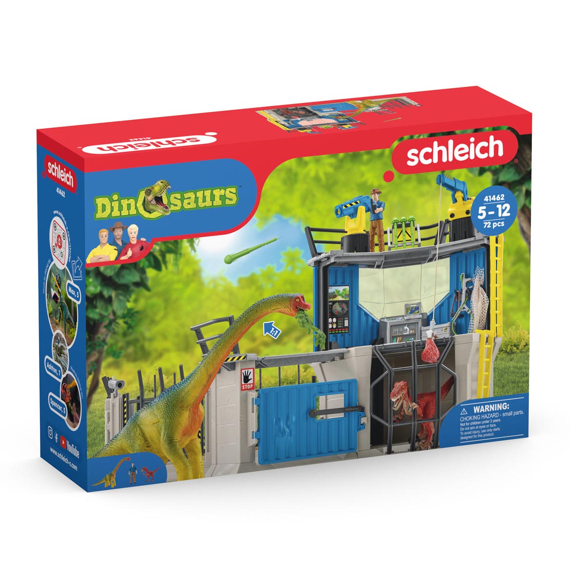 Schleich Dinosaurs Groot Dino Research Estación
