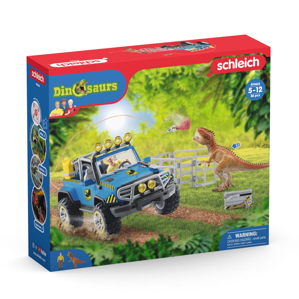 Schleich Dinosaures Vehículo todoterreno con Wachtpost 41464