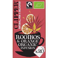 Bustine per infusione biologica Tea Clipper rooibos arancione