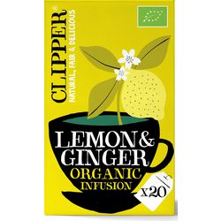 Bustine per infuso biologico Tea Clipper limone zenzero