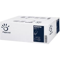 Asciugamani di carta papernet superior piega w bianco 3 strati 406312 20 pezzi