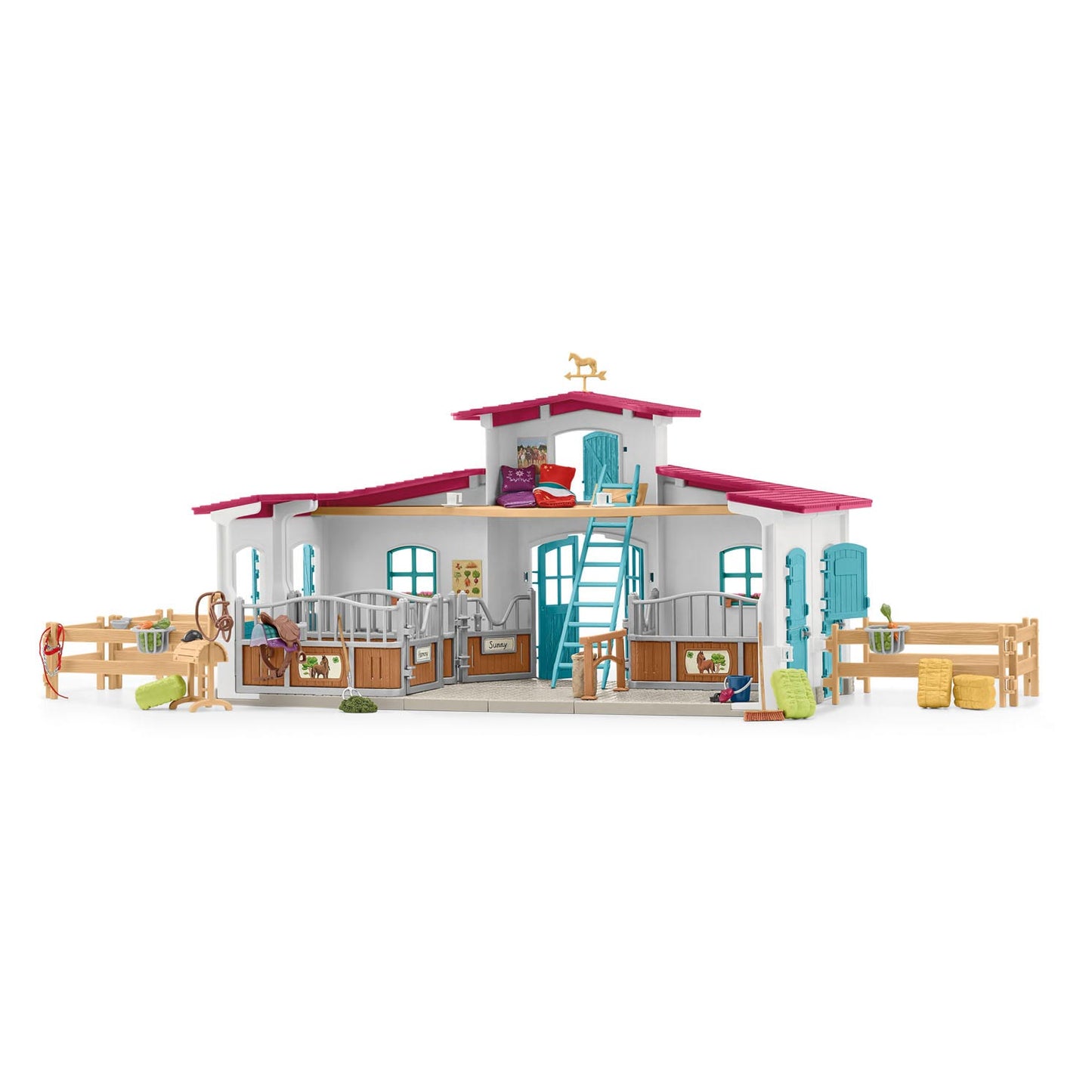 Manoge del Schleich Horse Club con accessori 42567