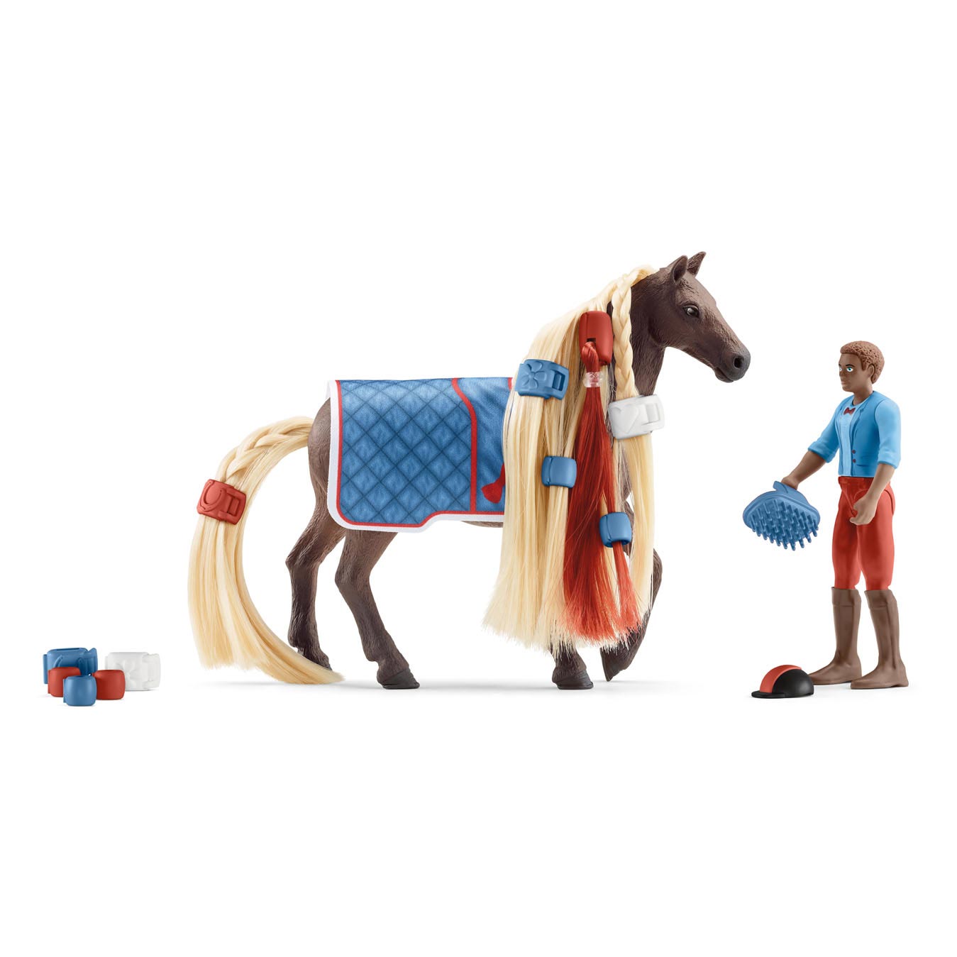 Schleich Horse Club Starter Set Leo Rocky 42586