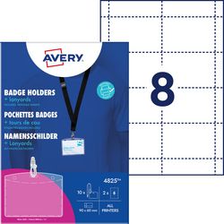 Insignia con nombre avery zweckform 4825