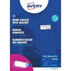 Name badge avery zweckform pol30ma02-20dr