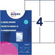 Portabadge Avery a6 incl. inserire carte 50 pz av-4834xl