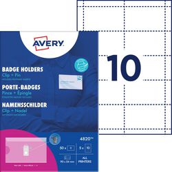 Name badge avery zweckform 4820