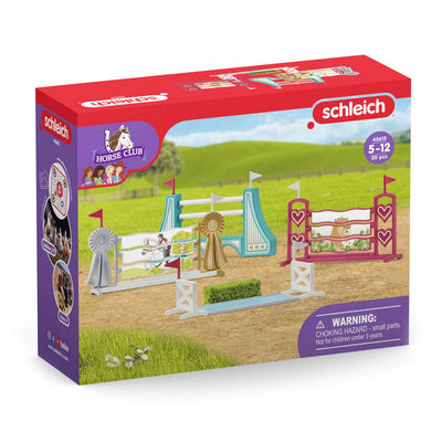 Accessori per cavalli Schleich per il percorso ad ostacoli 42612