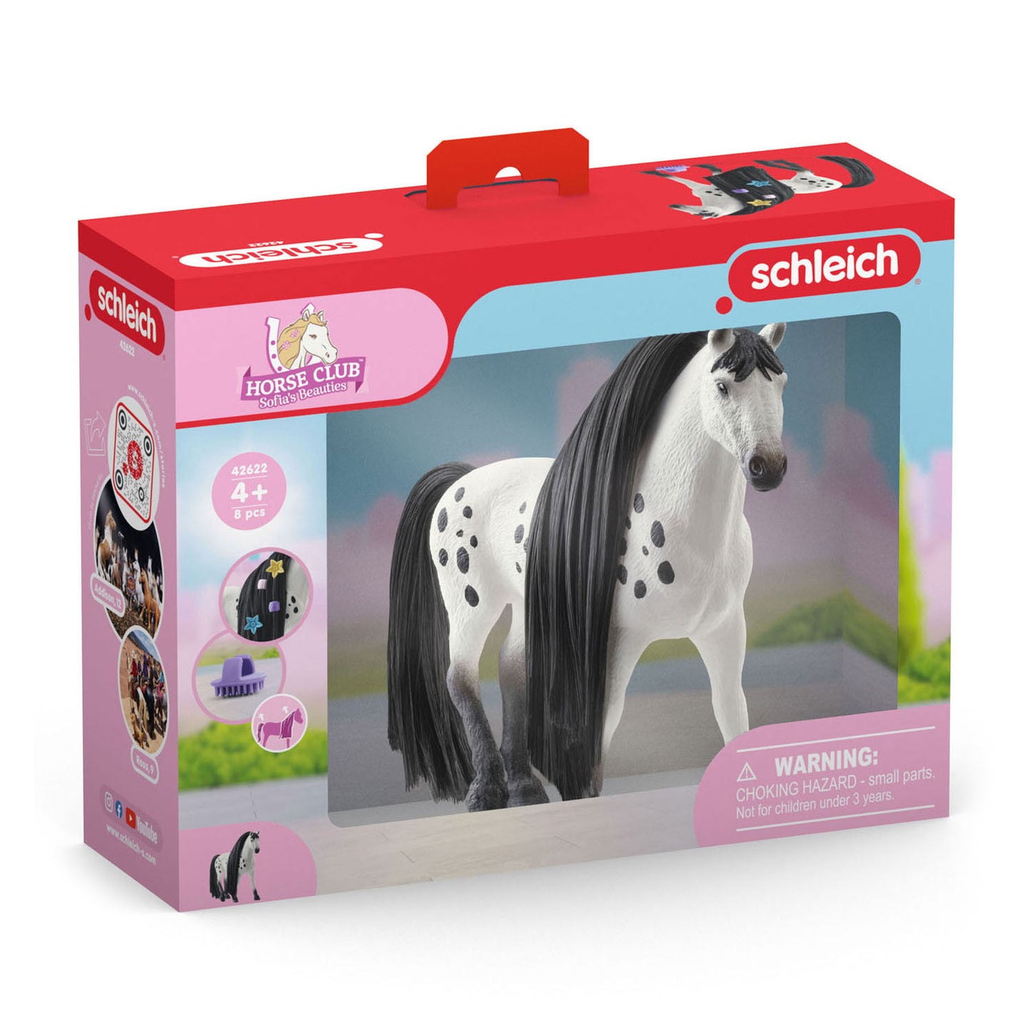 Schleich Horse Club Beautypaard Knabstrupperhever Stallone 42622