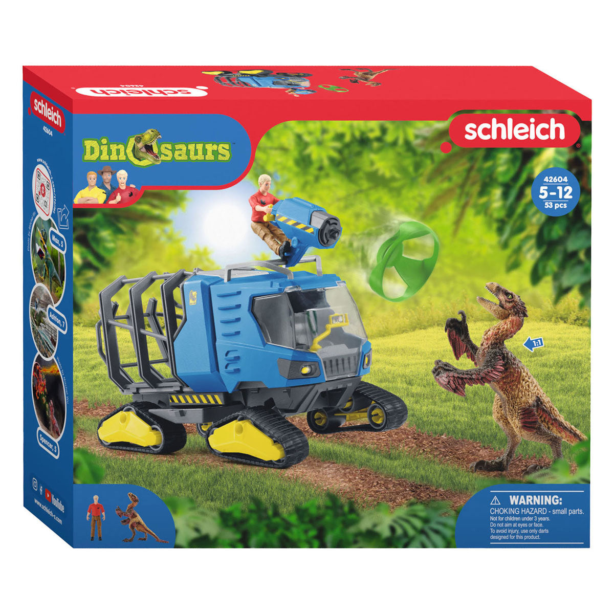 SCHLEICH DINOSAURS SITO VEICOLO 42604
