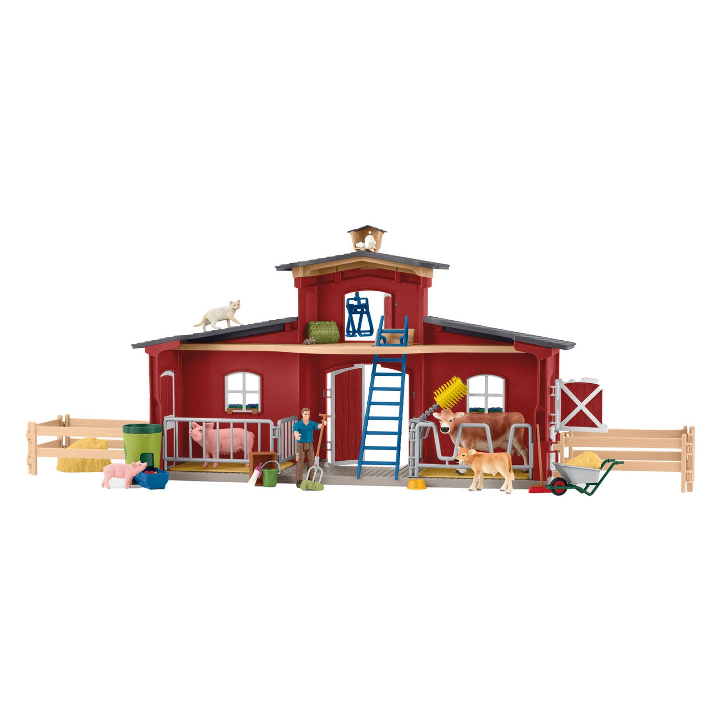 Schleich Farm World World Large Stable Red 42606