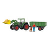 Trattore mondiale di Schleich Farm con trailer 42608