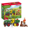 Schleich Farm World Houtzager con veicolo 42659