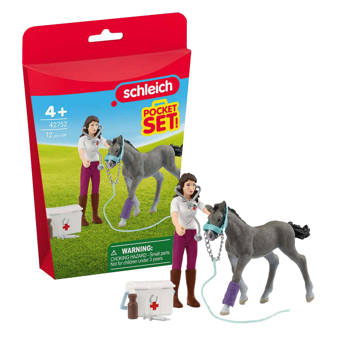 Schleich Horse Club Sra. Kramer con potro 42752