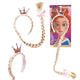 TOI-TOYS Amici Diadem con treccia e corona lunghe