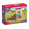 Caja de caballos de Schleich Horse Club con Hannah y Cayenne 42710