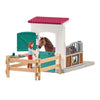 Caja de caballos de Schleich Horse Club con Hannah y Cayenne 42710