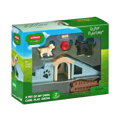 Divertimento avventuroso nel mondo della fattoria Schleich per piccoli cuccioli 42763