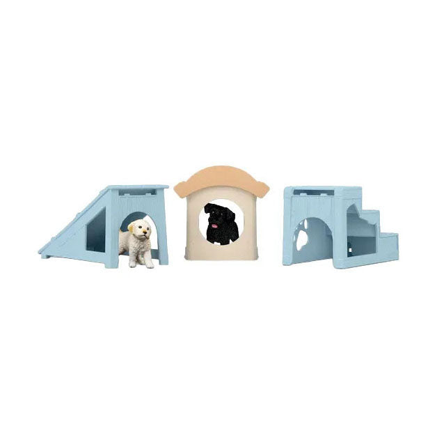 Diversión de aventuras en el mundo de la granja Schleich para cachorritos 42763