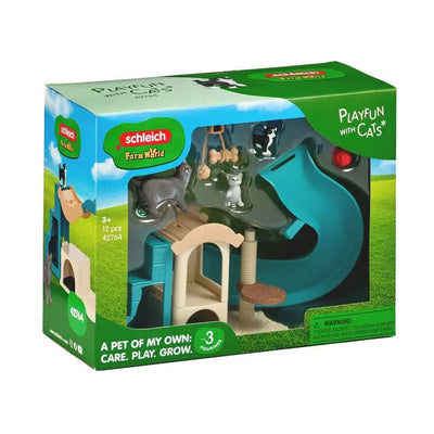 Divertimento nel mondo della fattoria Schleich per gatti 42764