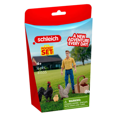 Búsqueda de huevos en el mundo de la granja Schleich 81535