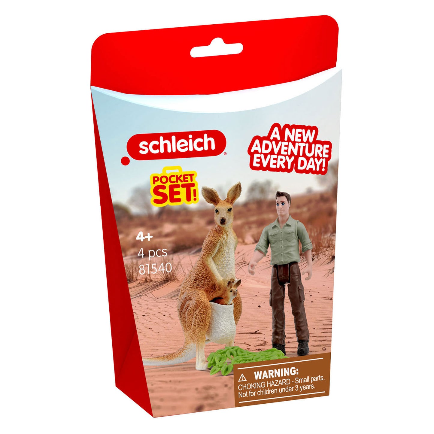 Schleich tour dei canguri nella vita selvaggia con il ranger 81540