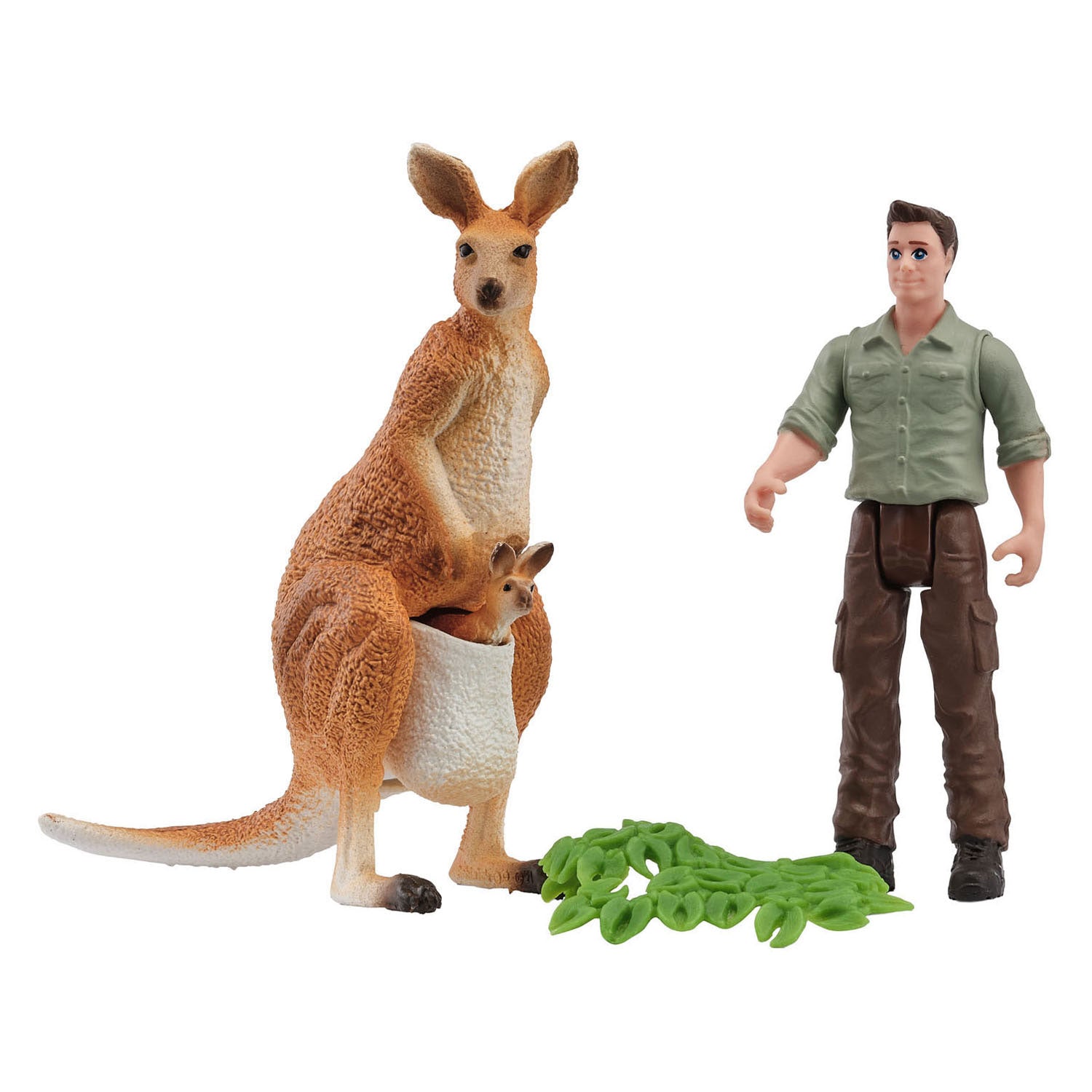 Schleich tour dei canguri nella vita selvaggia con il ranger 81540