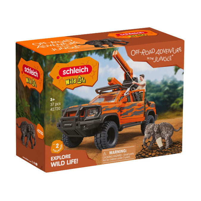 Schleich Wild Life Avventura fuoristrada nella giungla 42720