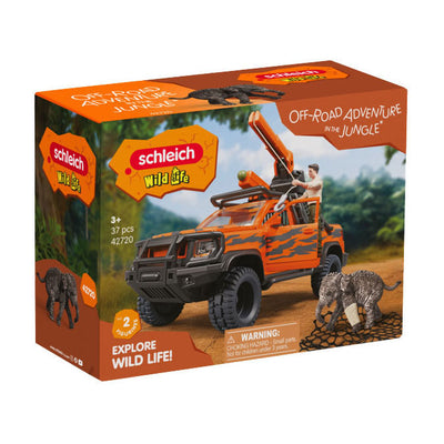 Schleich Wild Life Avventura fuoristrada nella giungla 42720