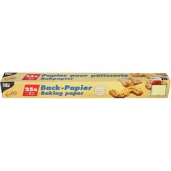 Papel de horno papstar 42 m x 38 cm marrón