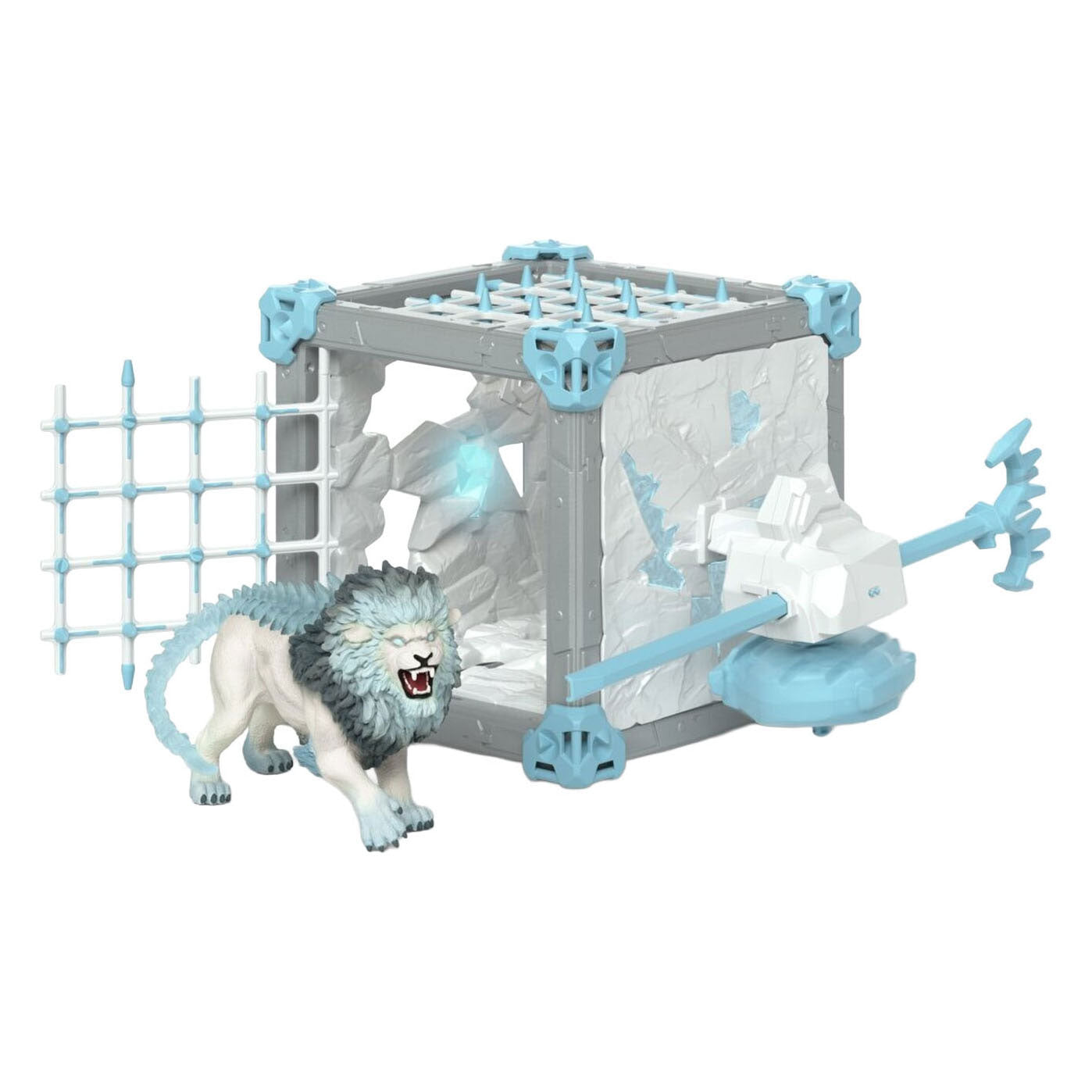 Schleich Eldrador Creatures Battlecave Leone di ghiaccio 42766