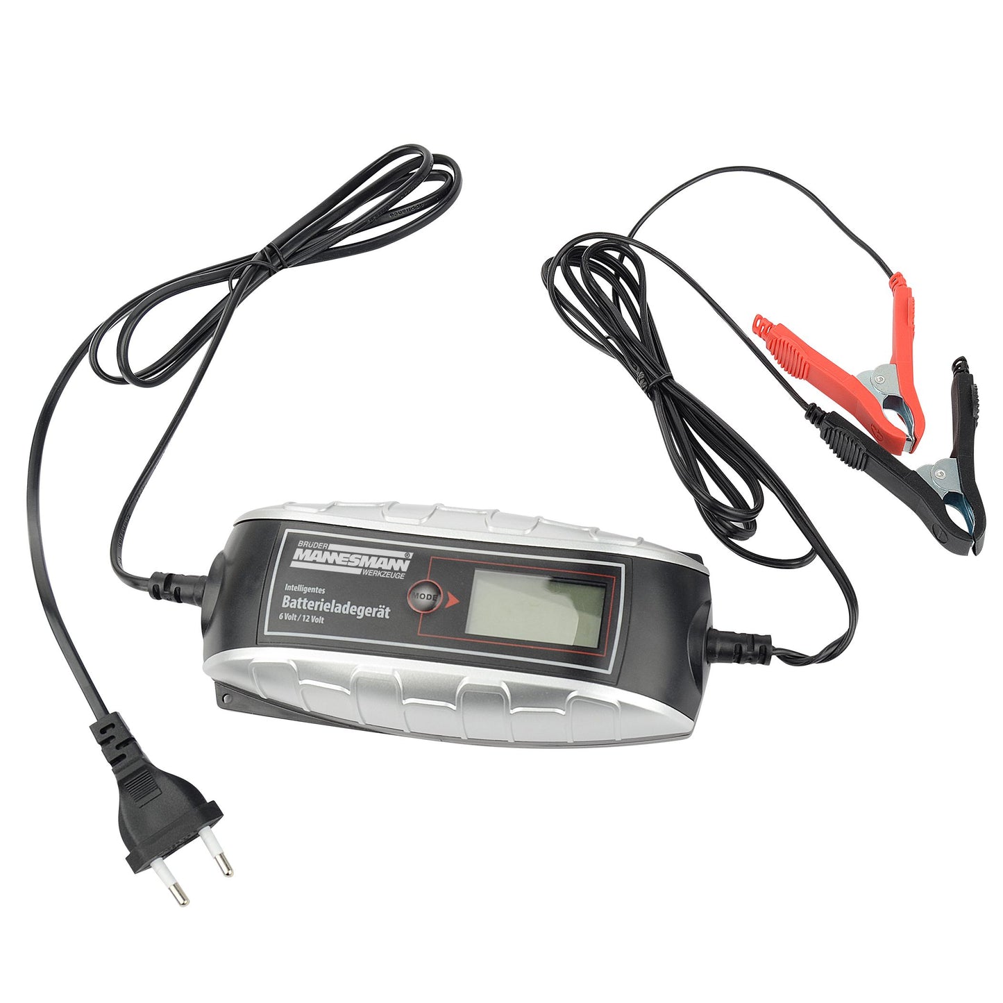 Brüder Mannesmann Brüder Mannesmann Battery Charger 6 12 V con schermo LCD