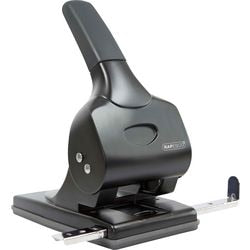 Rapesco perforadora robusta 1015 2 agujeros 65 hojas negro