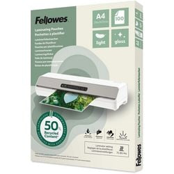 Laminating pouches fellowes 100142987 transparent a4