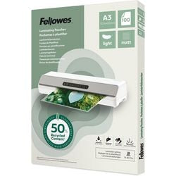 Buste plastificatrici fellowes 100143436 trasparente a3 opaco