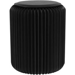 Misure dello sgabello powered by paperflow nero 300 (l) x 300 (p) x 420 (h) mm