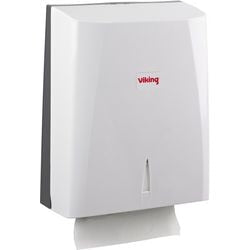 Dispenser per asciugamani di carta Viking zigzag in plastica bianca