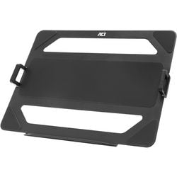 Supporto per laptop act ac8346 regolabile in altezza 233 x 316 x 45 mm nero